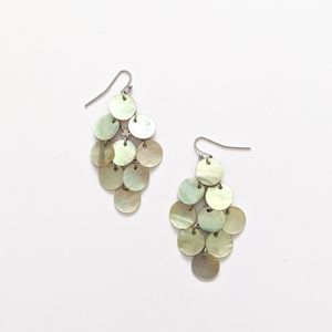 Sage Green Boho Earrings
